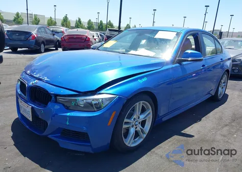 2013 BMW 328I z USA, uszkodzony, nr VIN WBA3C1C50DF443136